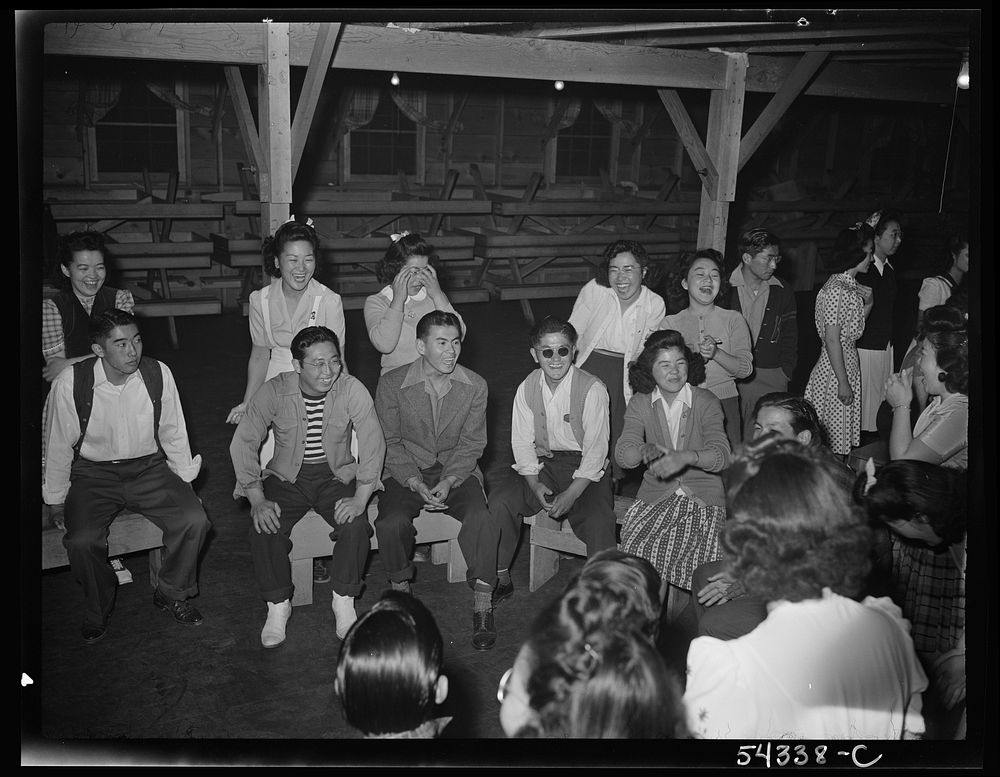 [Untitled photo, possibly related to: Tule Lake segregation center, Newell, California]. Sourced from the Library of…