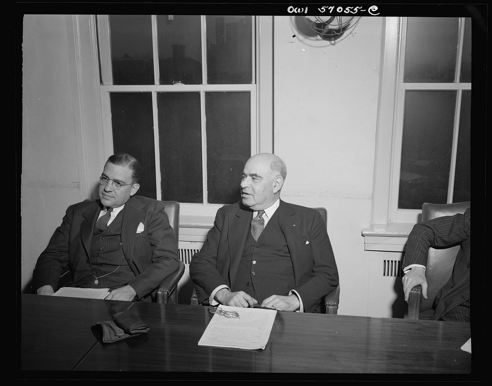 Washington, D.C. Herbert H. Lehman, Director General of the United Nations Relief and Rehabilitation Administration, being…