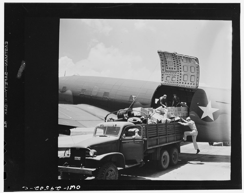 Unloading Cargo United States Army 