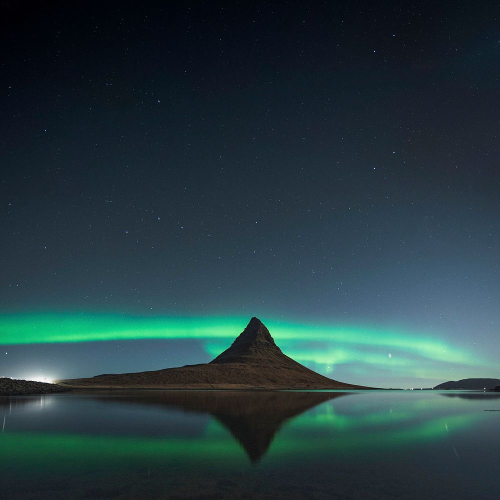 Kirkjufell Northern lights, Iceland