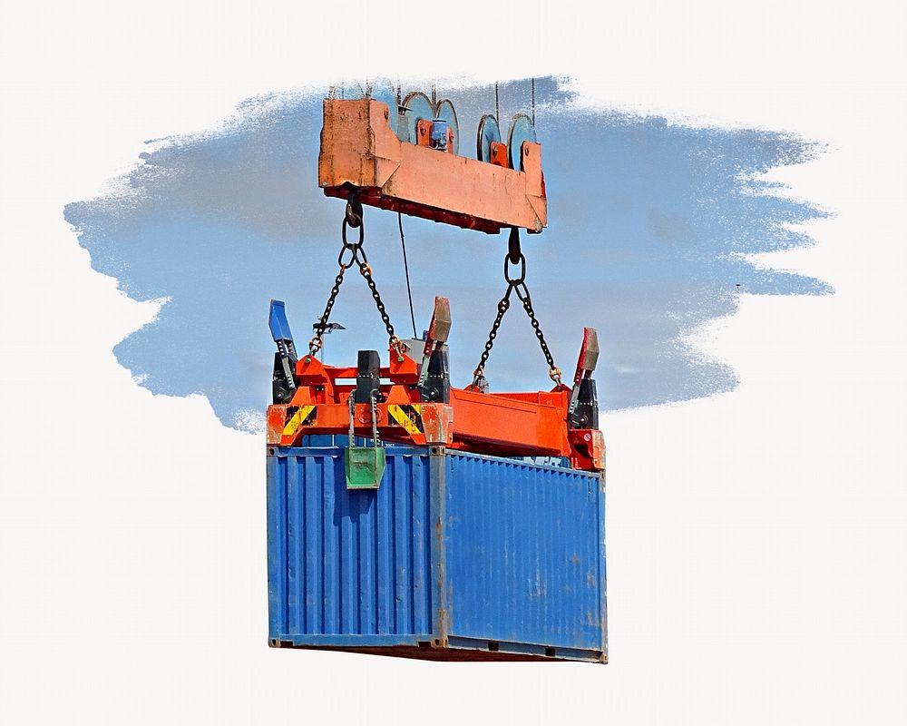 Cargo shipping container image element