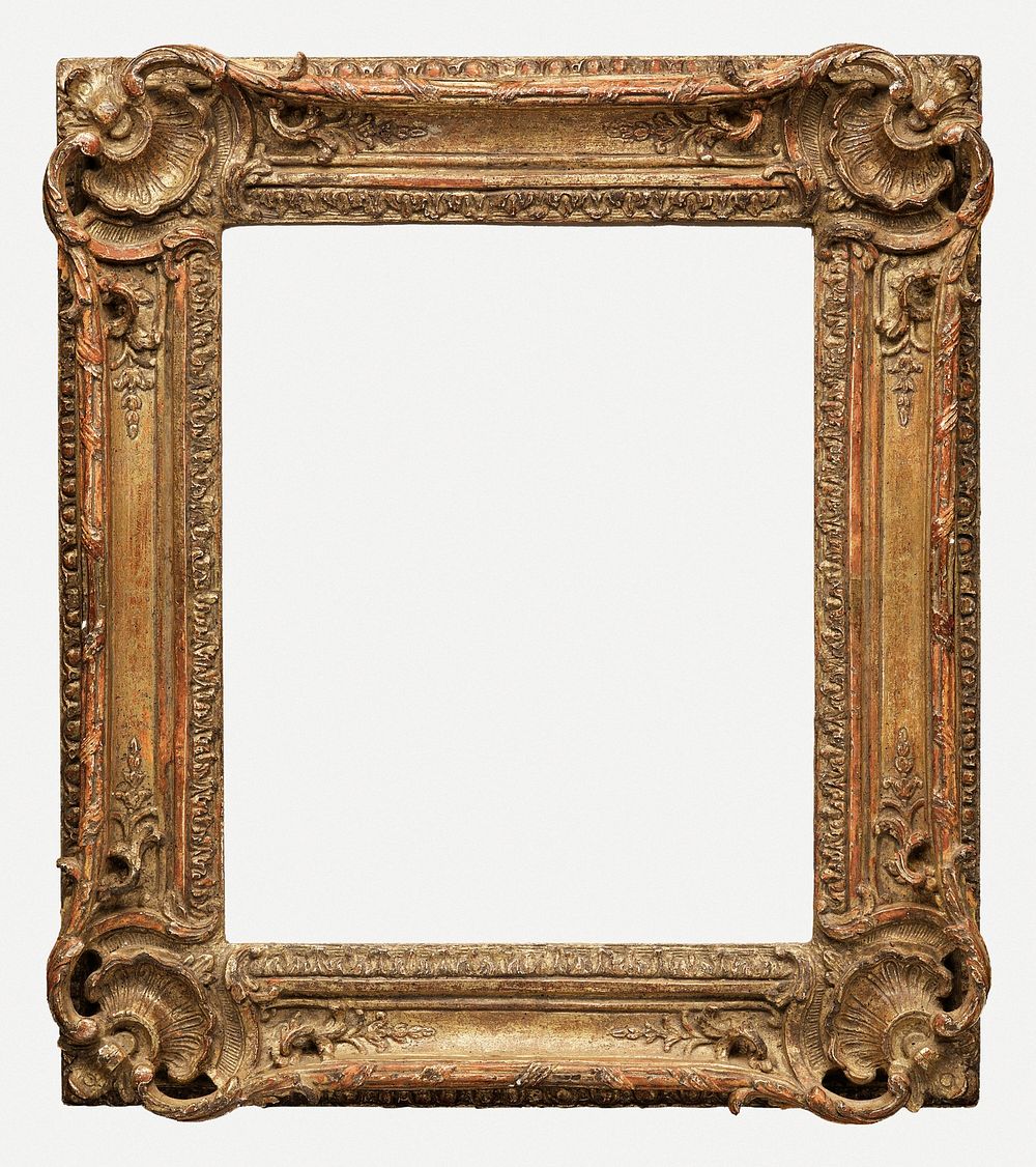 Gold frame mockup psd in vintage style, remixed from artworks by &Eacute;douard Manet