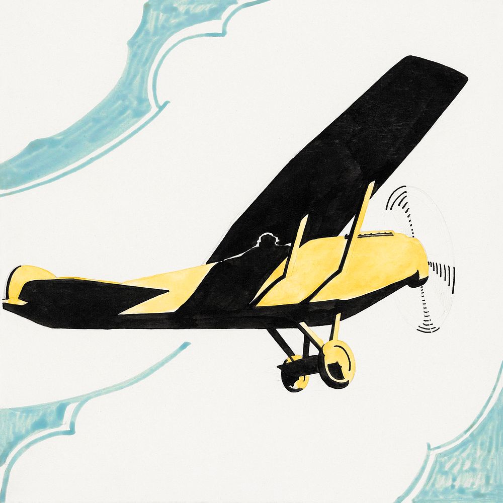 Aircraft (1906&ndash;1945) print in high resolution by Reijer Stolk. Original from the Rijksmuseum. Digitally enhanced by…