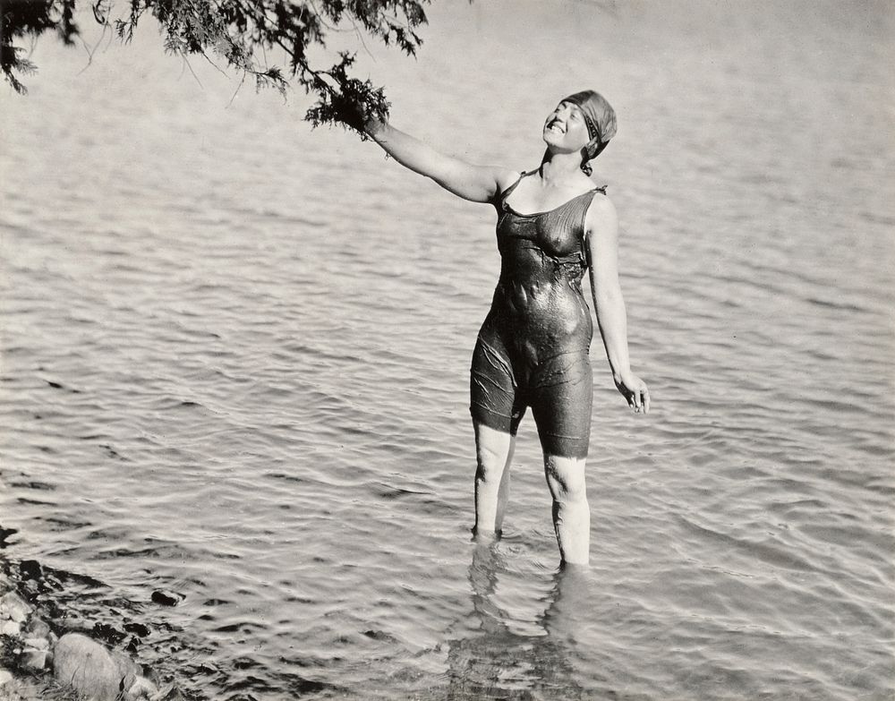 Ellen Koeniger, Lake George (1916) photo in high resolution by Alfred Stieglitz. Original from the Getty. Digitally enhanced…