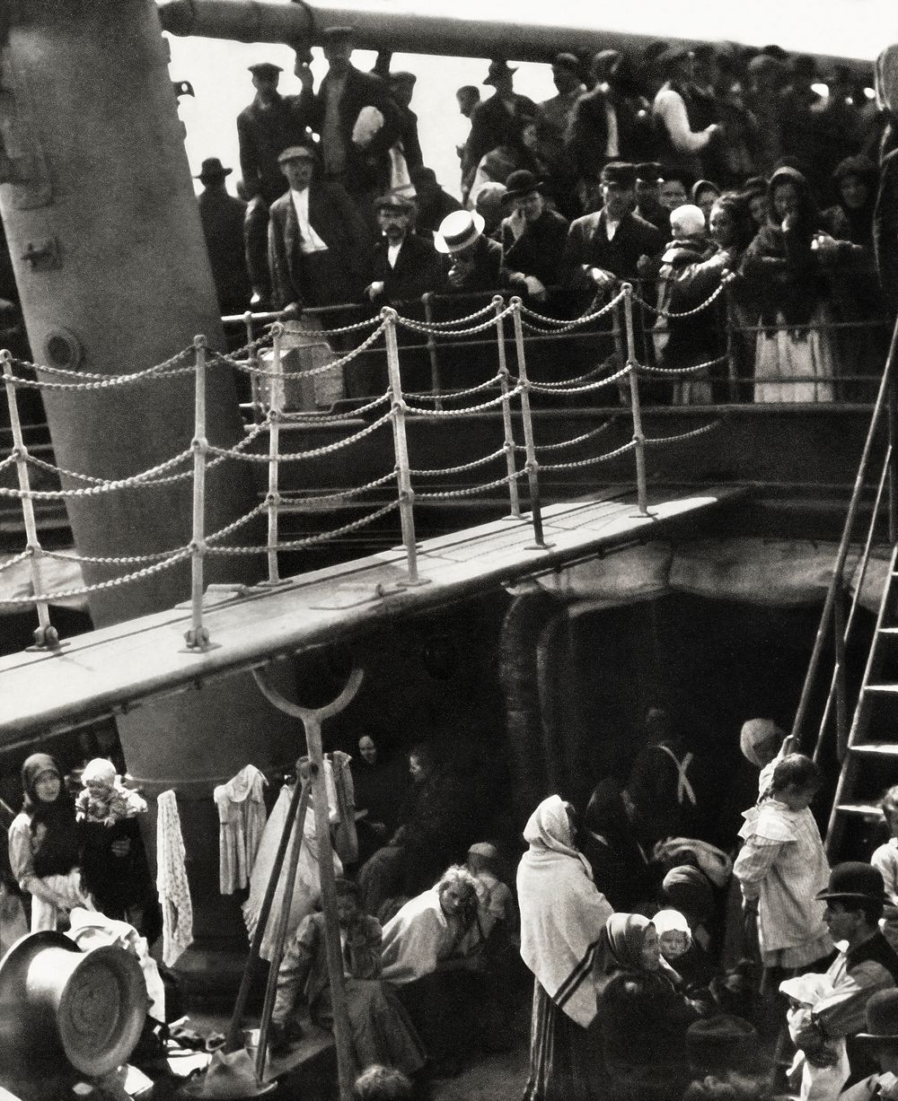 The Steerage (1907) by Alfred Stieglitz. Original from the Dallas Museum of Art. Digitally enhanced by rawpixel.