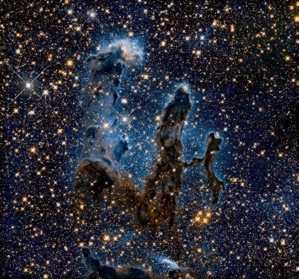Hubble Goes High Def to Revisit the Iconic 'Pillars of Creation' Messier 16 (The Eagle Nebula). Original from NASA.…