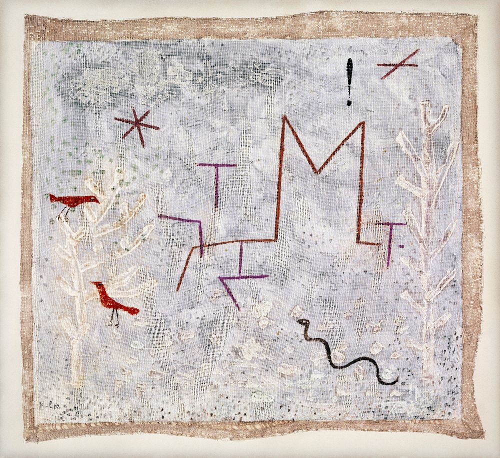 Garden gate K (1932) painting in high resolution by Paul Klee. Original from the Kunstmuseum Basel Museum. Digitally…