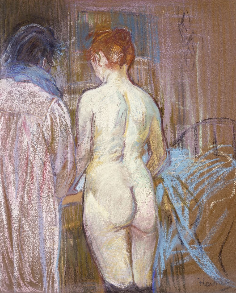 Henri de Toulouse&ndash;Lautrec, Prostitutes (1893&ndash;1895) famous painting. Original from the Dallas Museum of Art.…