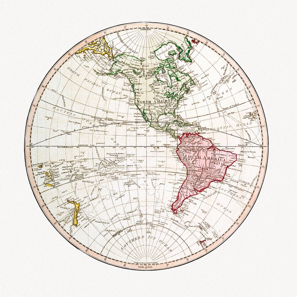 Vintage globe illustration