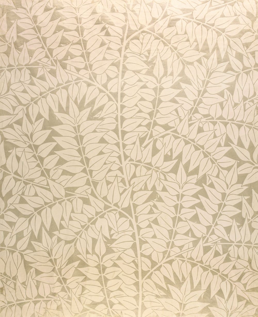 William Morris's Branch (1872) famous pattern. Original from The Smithsonian Institution. Digitally enhanced by rawpixel.
