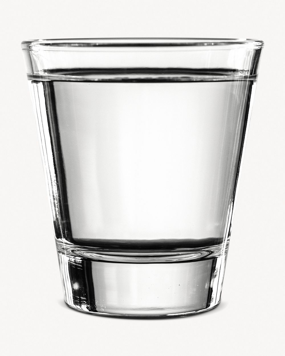 Glass of water, beverage, drinks isolated image