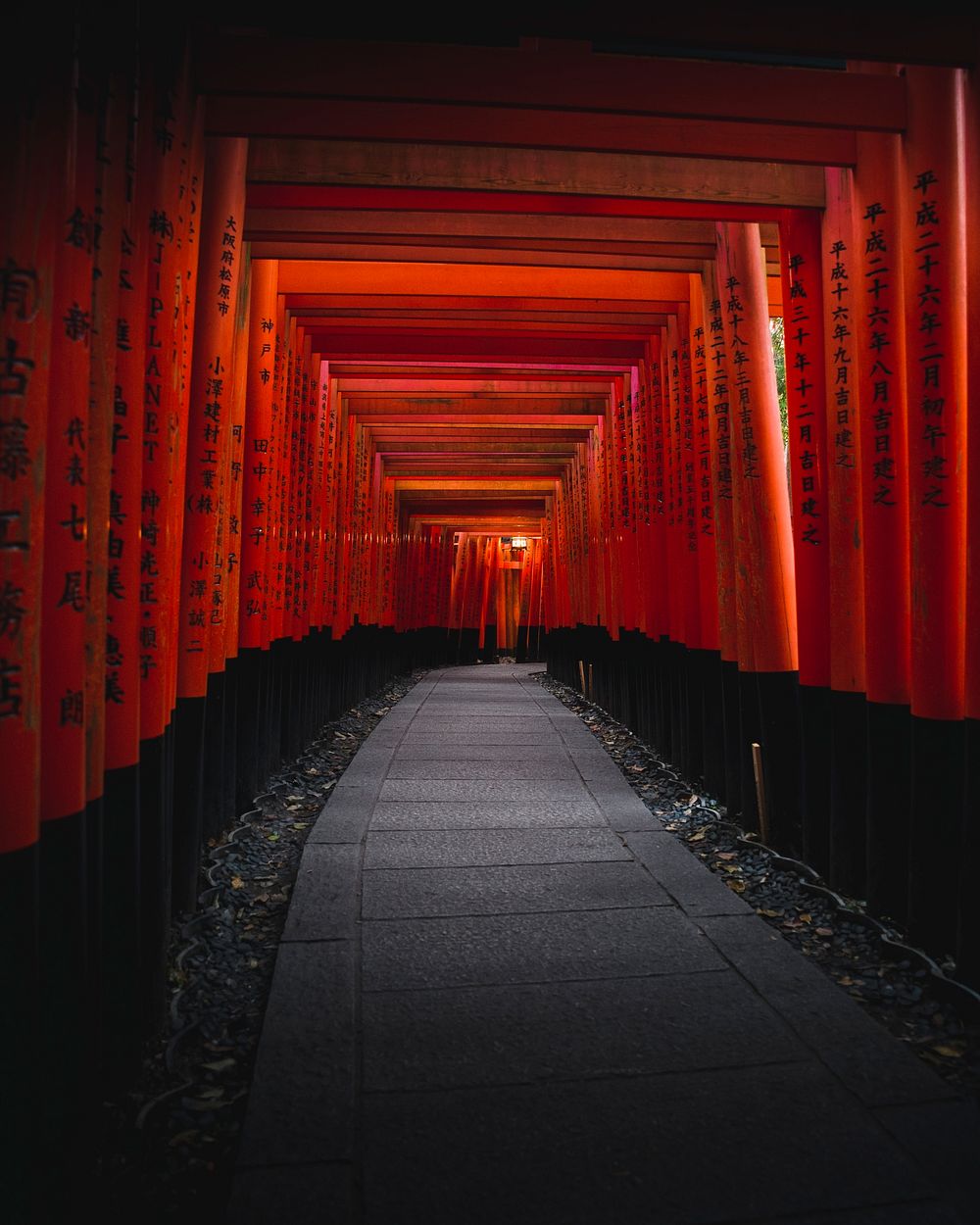 Fushimi Inari Shrine gate in Kyoto, Japan