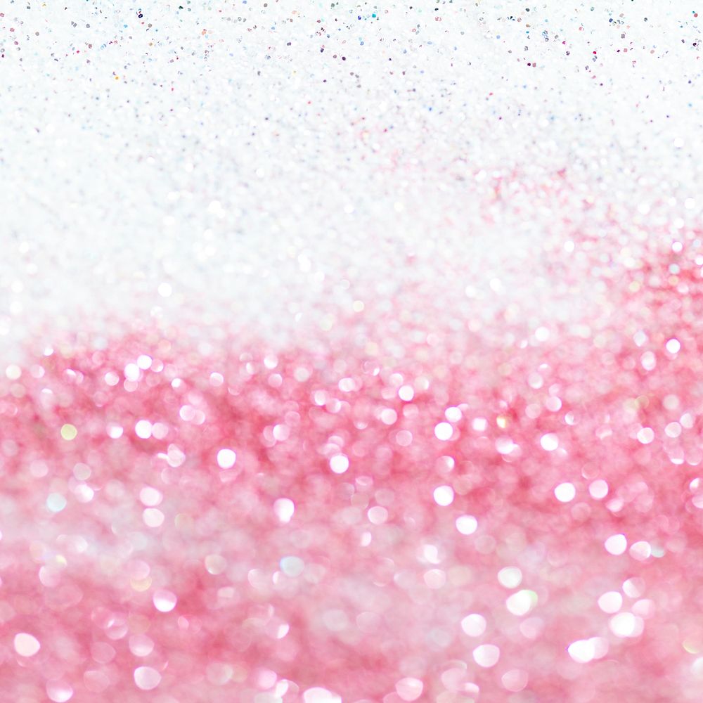Pink and white glittery background