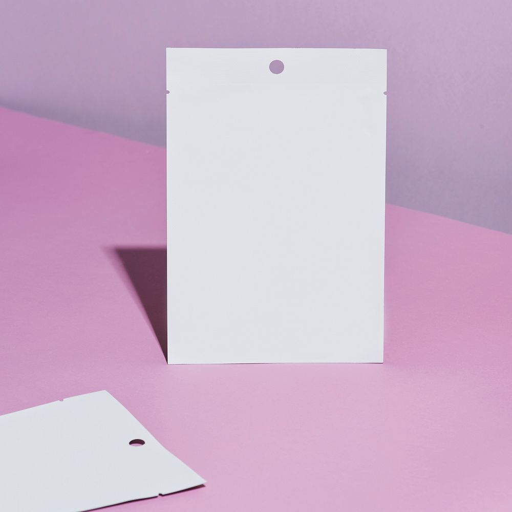 White rectangle label design resource