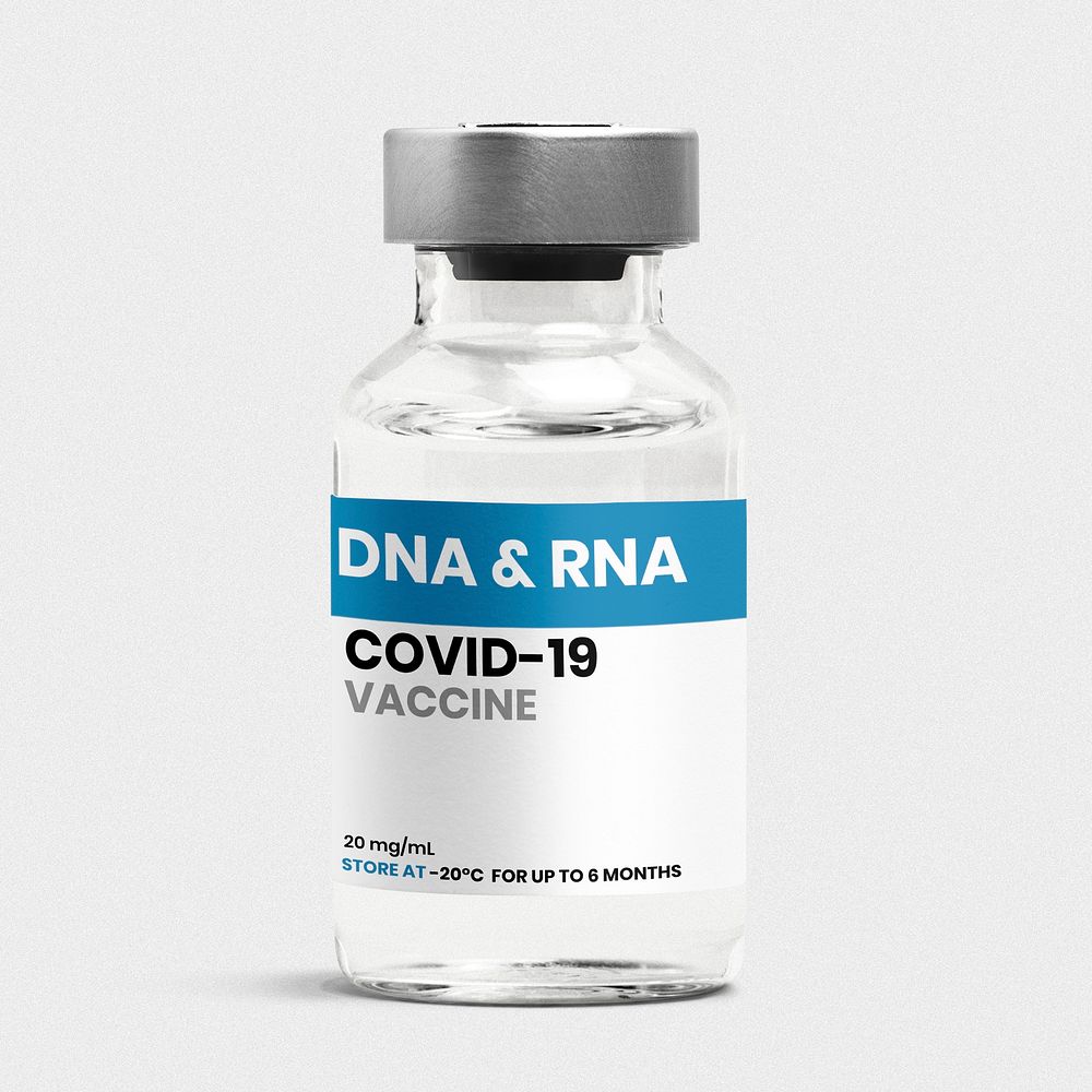 COVID-19 DNA&RNA vaccine injection glass bottle