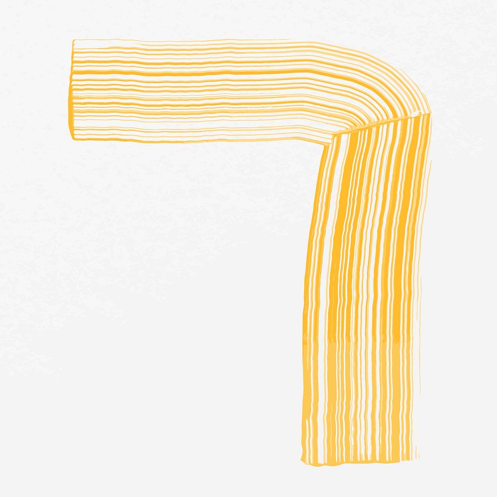 Yellow comb painted texture vector raked abstract DIY graphic experimental art