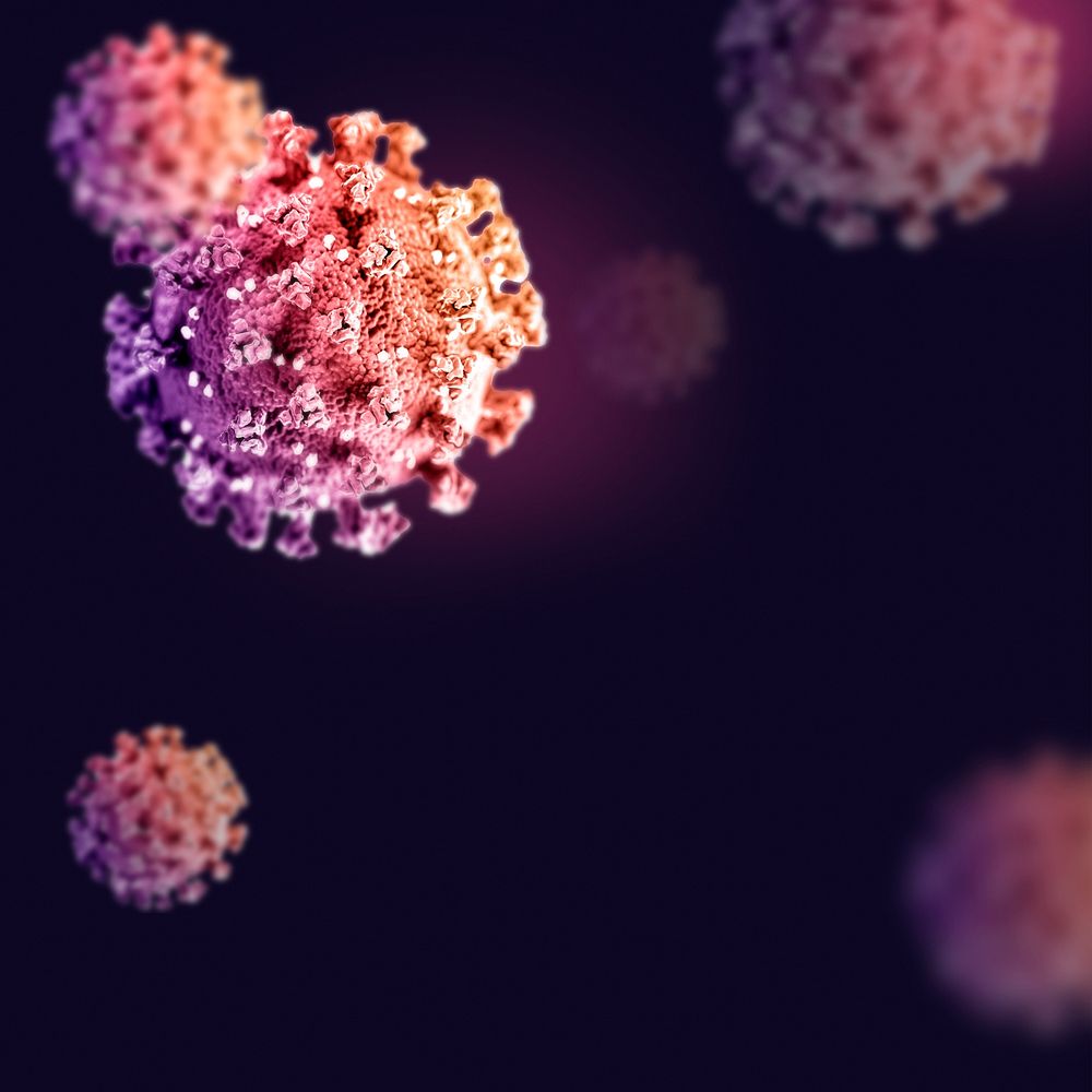 Coronavirus pandemic social banner template illustration