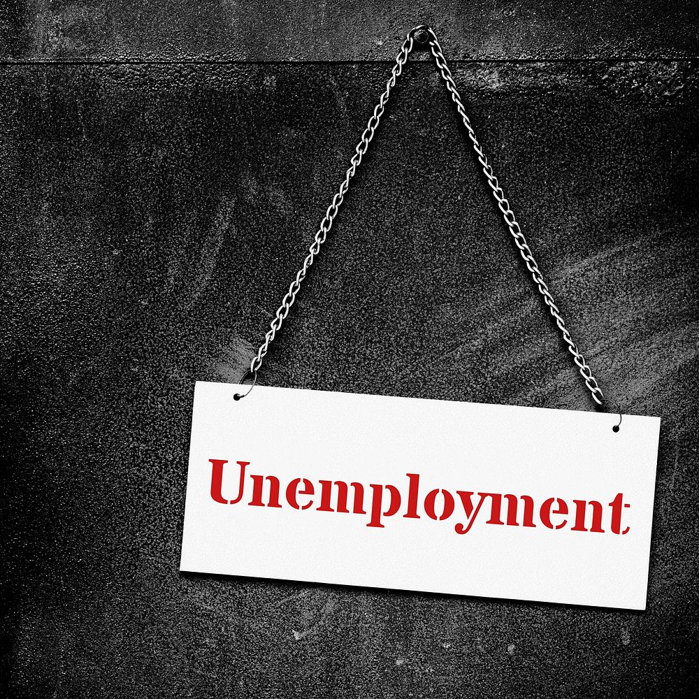 Unemployment during coronavirus outbreak background