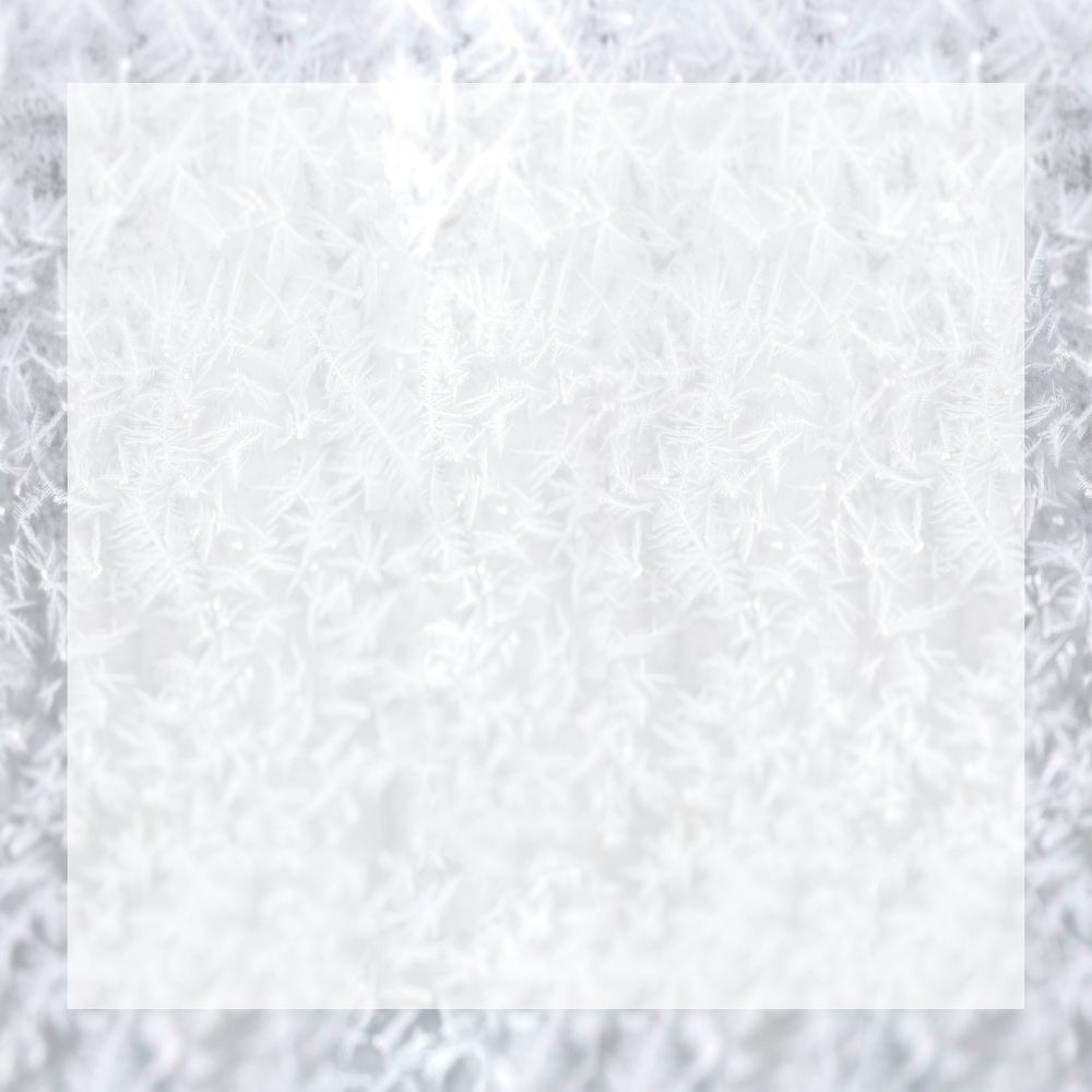 White ice flake background psd design space