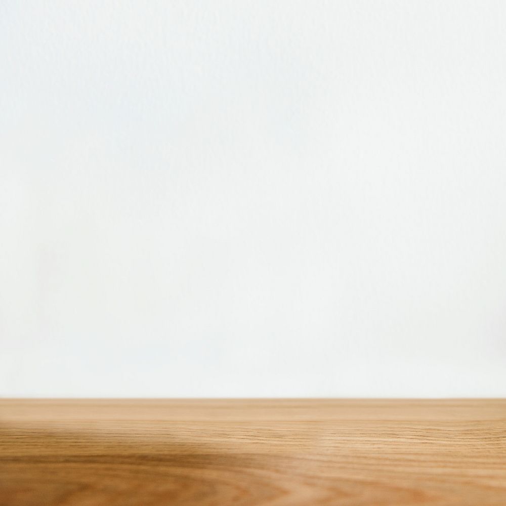 Wooden floor with white background
