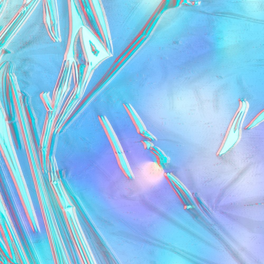 Glitch holographic background plastic texture