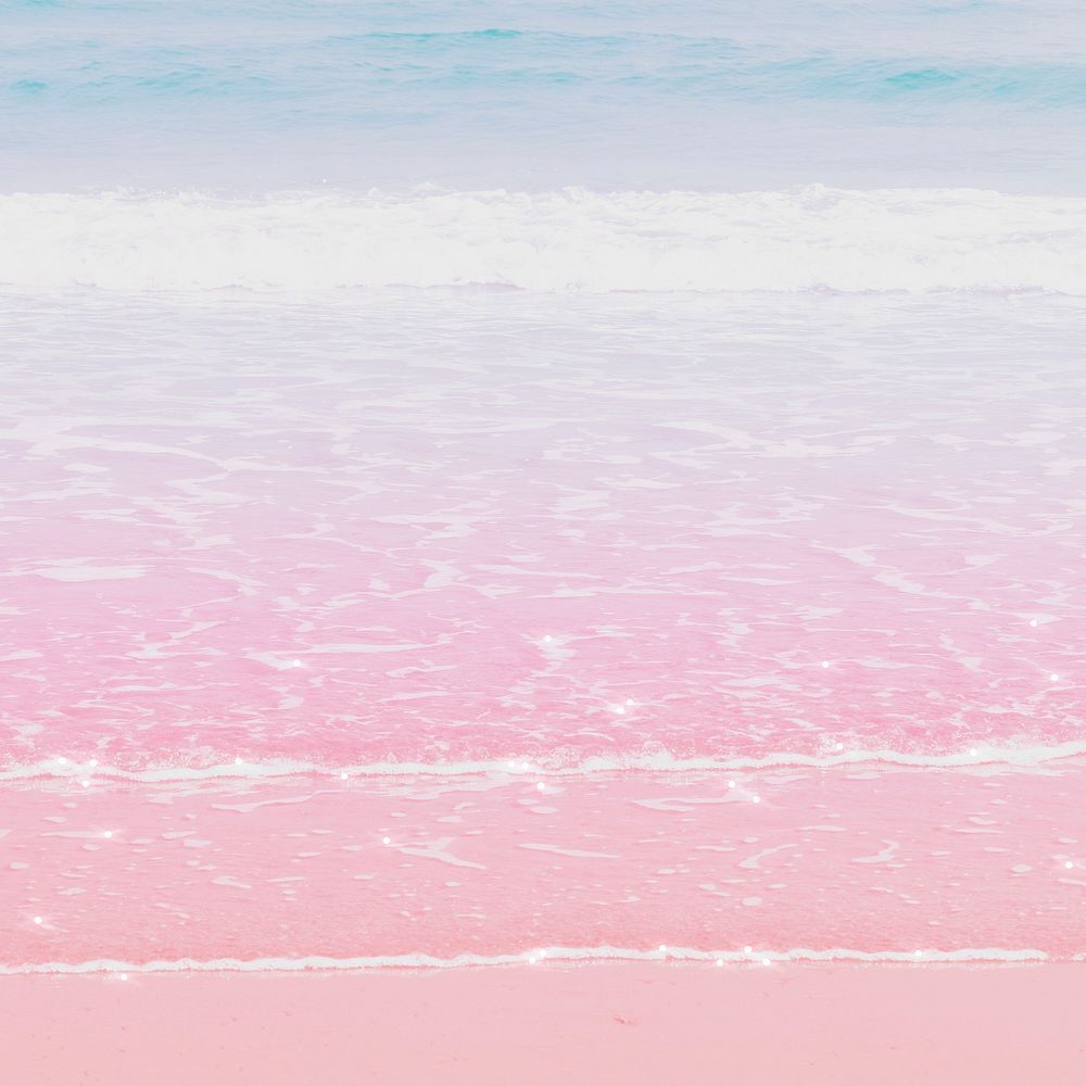 Sparkle ocean waves pastel image background