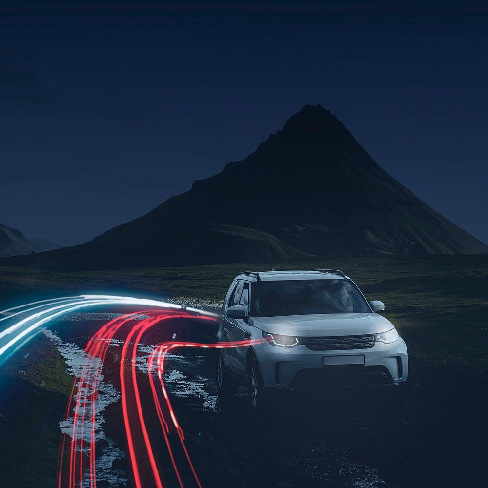 Driverless car  automotive smart technology for social media ads