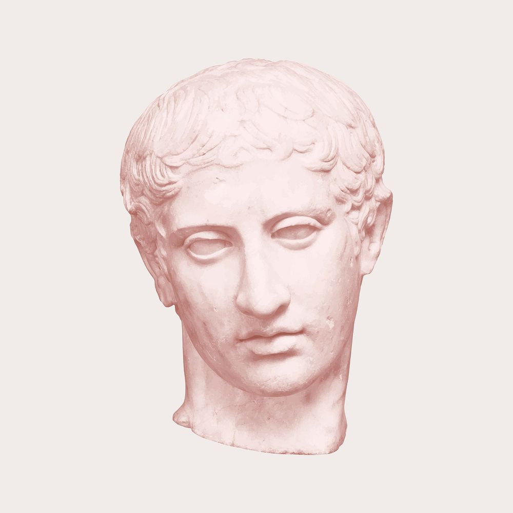 Greek god statue vector aesthetic post