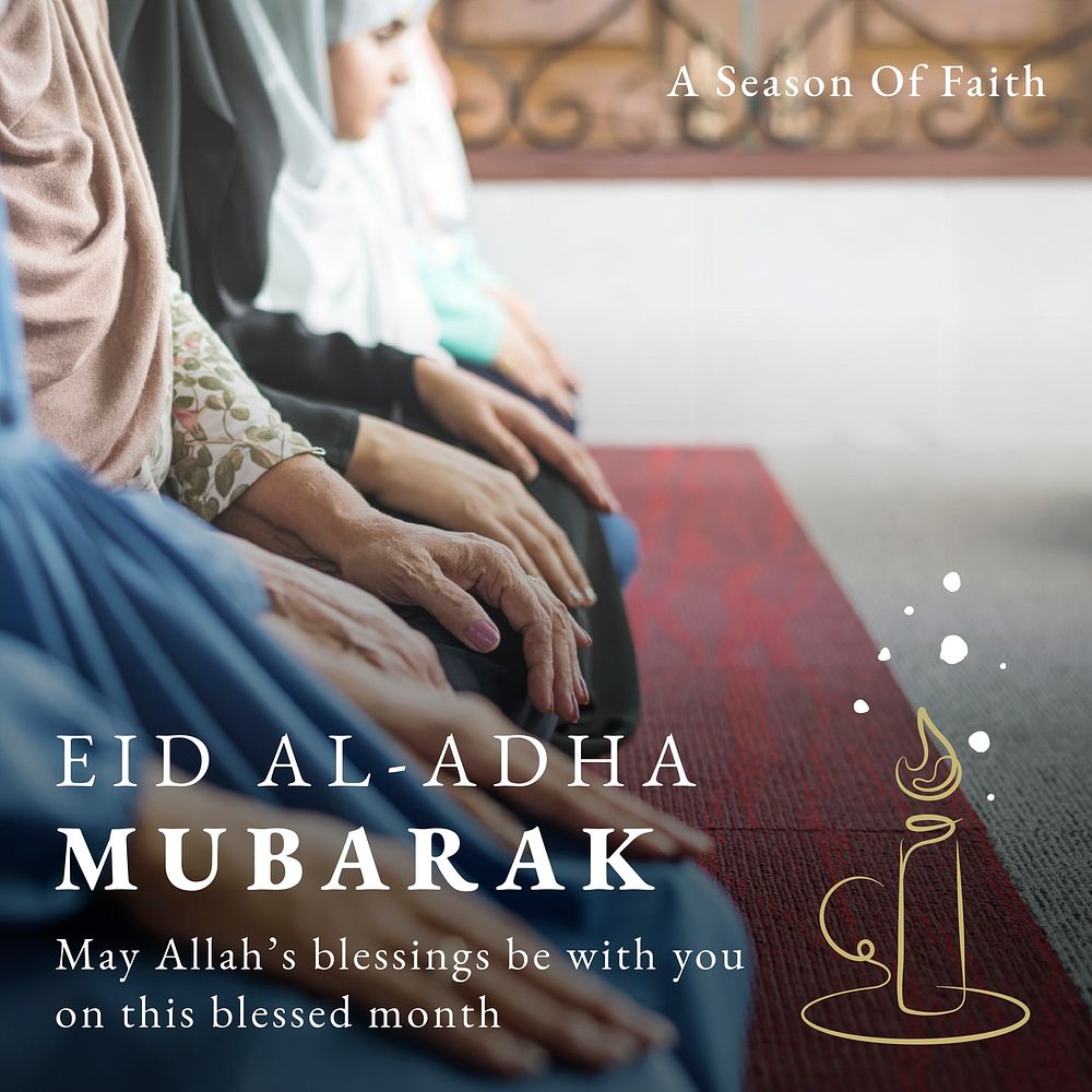 Ramadan holy month greeting for social media post 