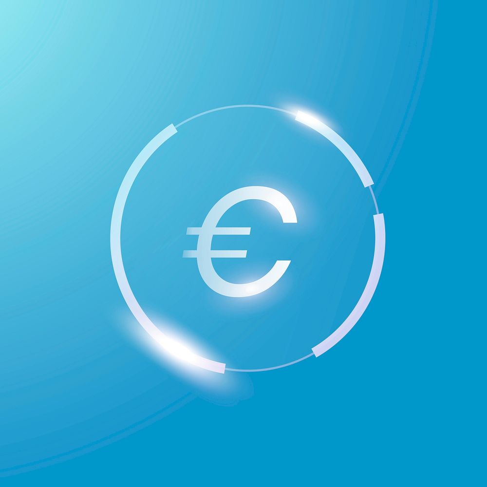 Euro sign vector money currency symbol