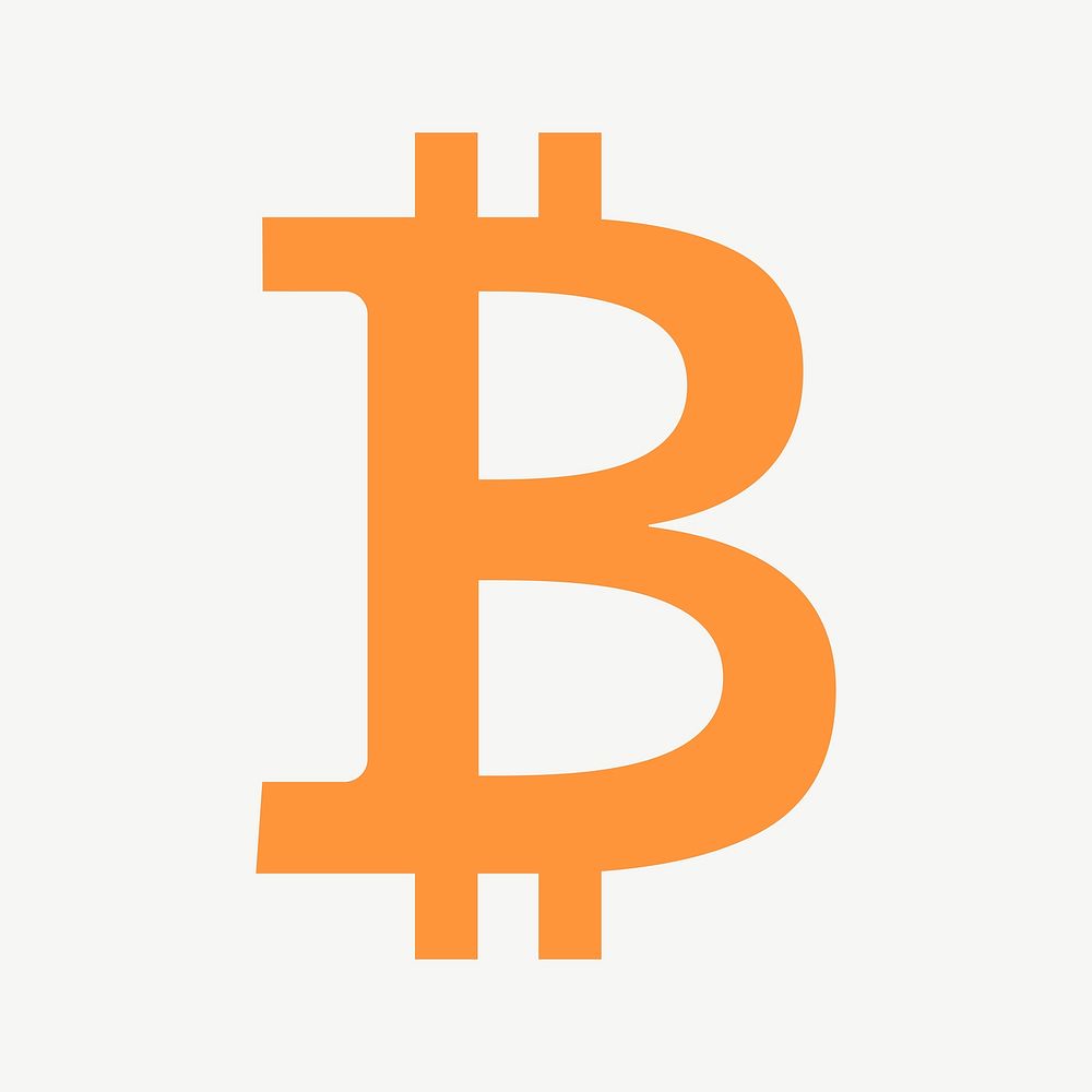 Bitcoin blockchain cryptocurrency icon vector open-source finance concept