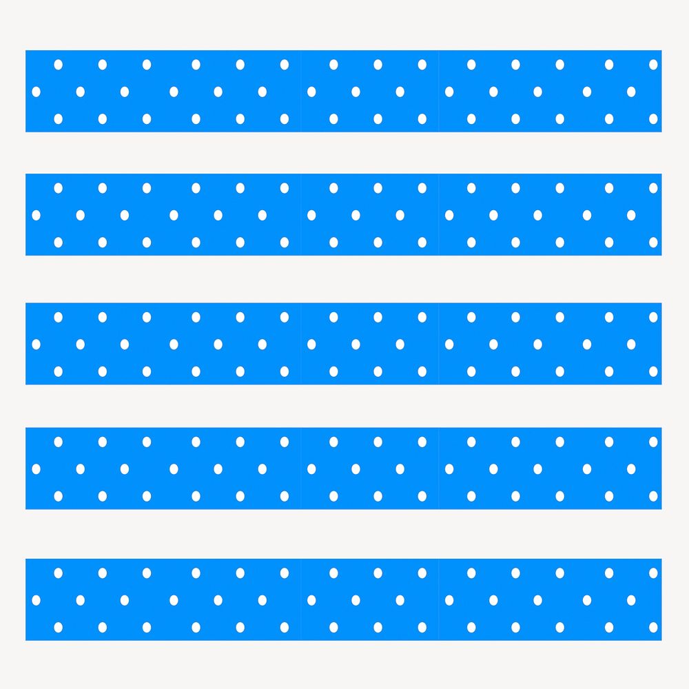 Seamless polka dots brush illustration vector set