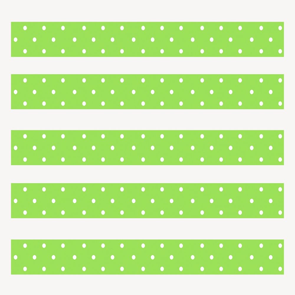 Seamless polka dots illustrator brush vector set