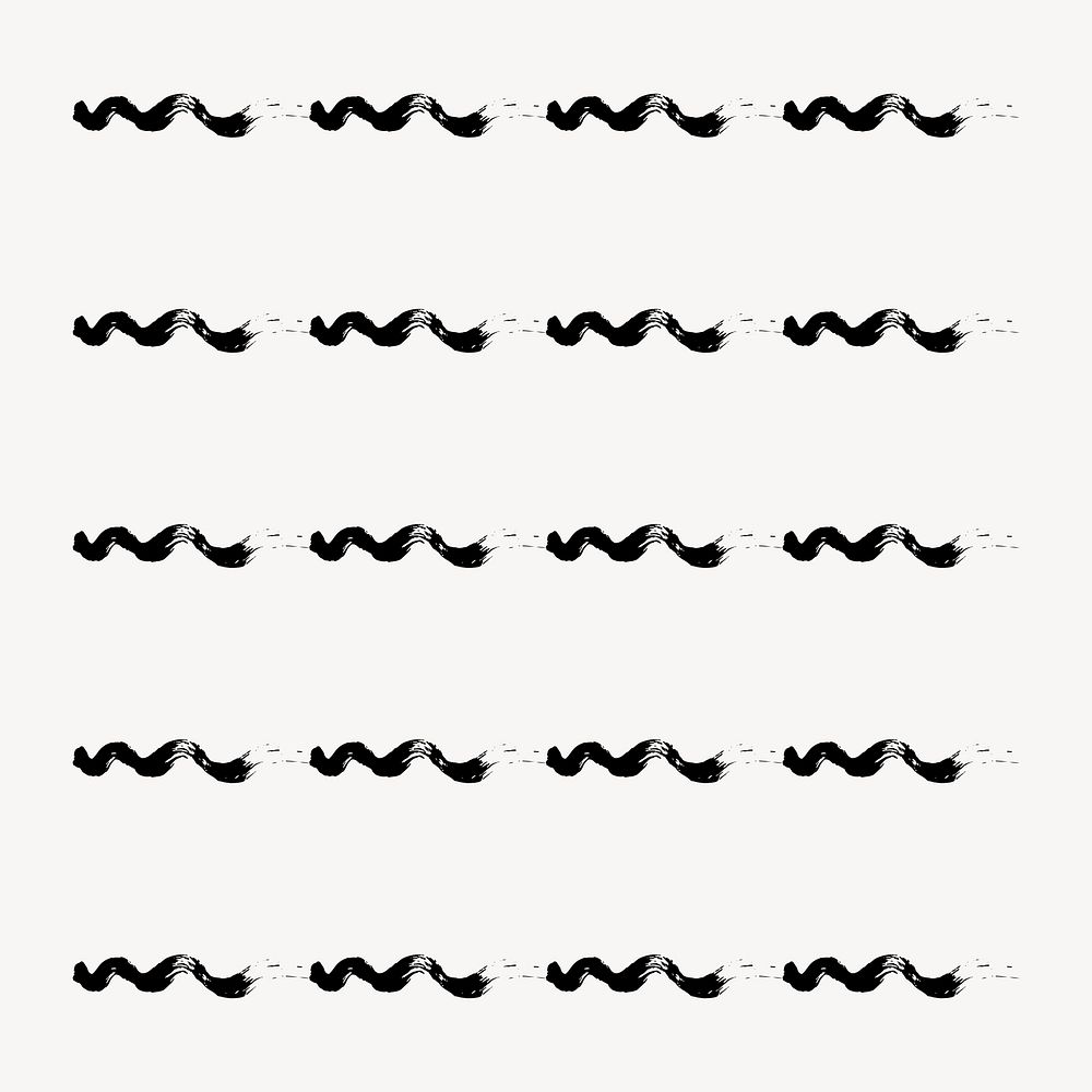 Ink pattern illustration brush vector set