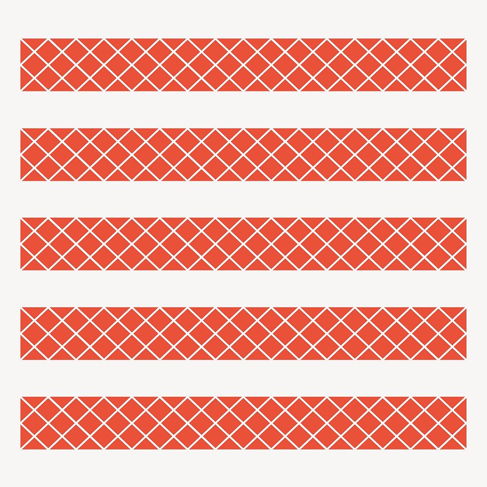 Grid brush illustrator vector seamless pattern set