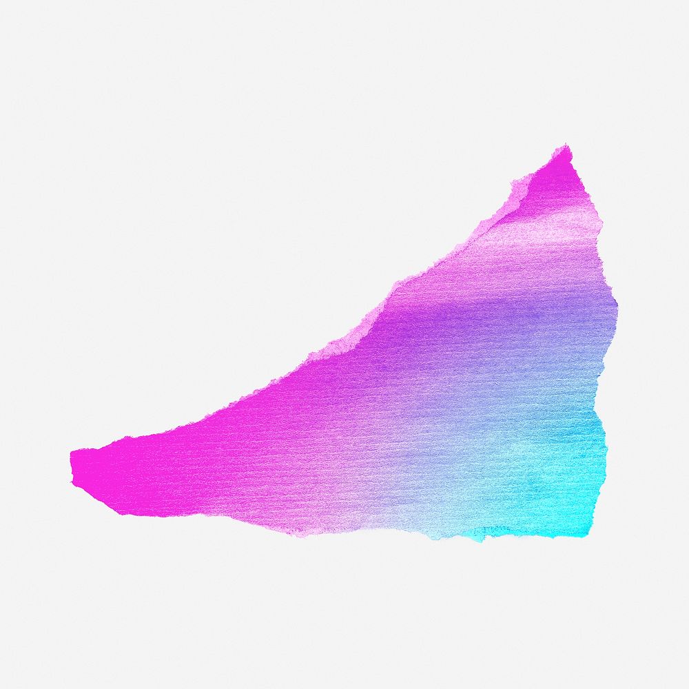 Pink gradient ripped paper, journal | Free Photo - rawpixel