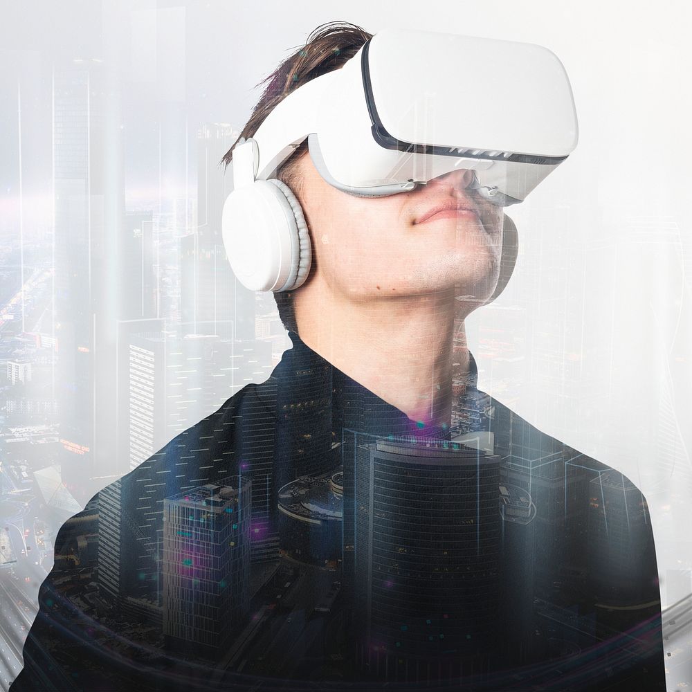 Virtual reality background, remixed media design