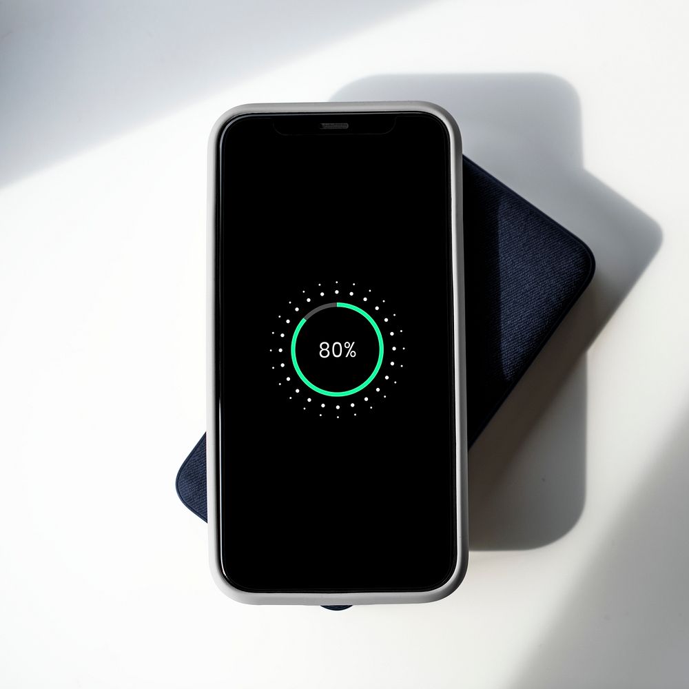 Smartphone on innovative wireless charger