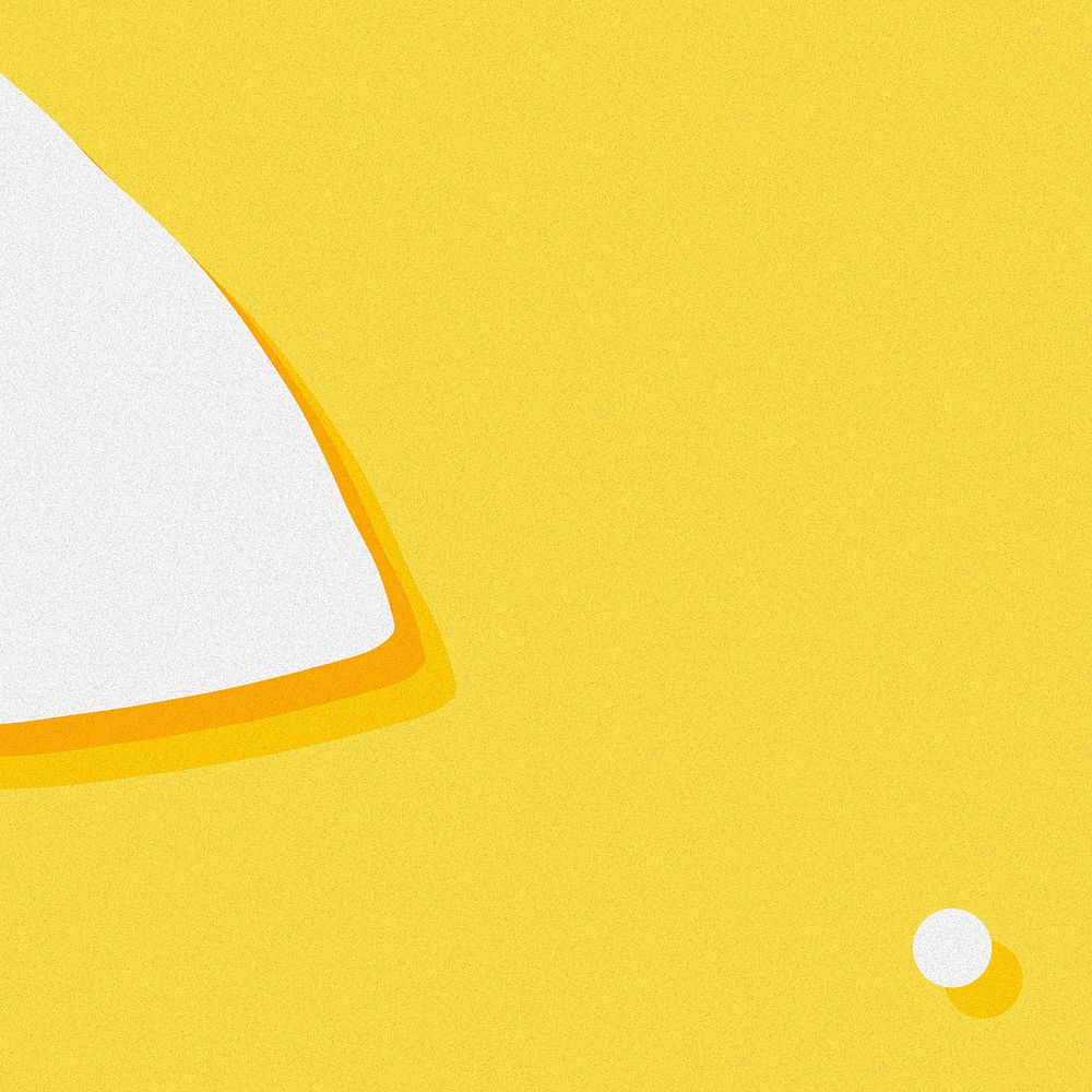 Plain vibrant yellow background design resource 