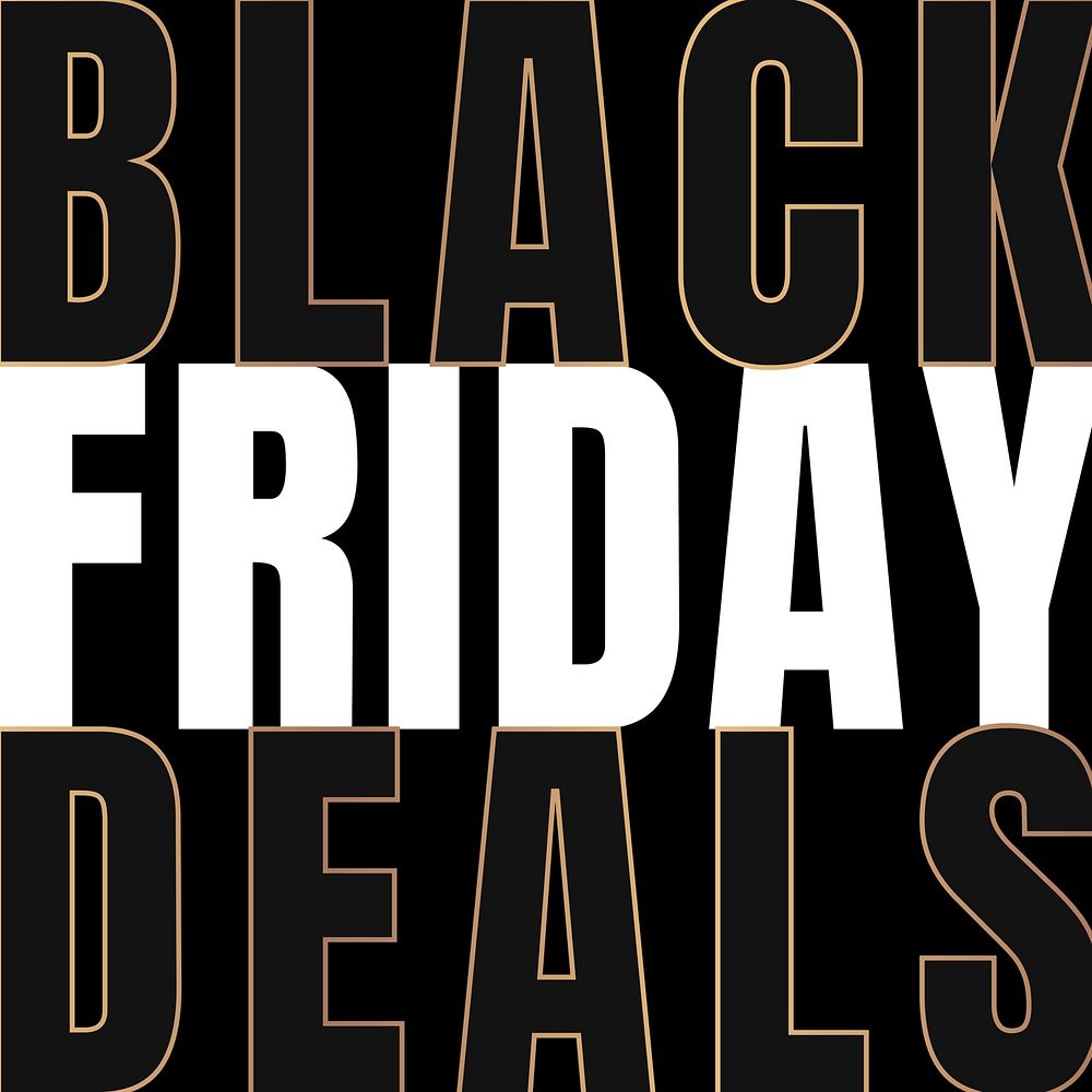Vector Black Friday deals sale advertising poster template