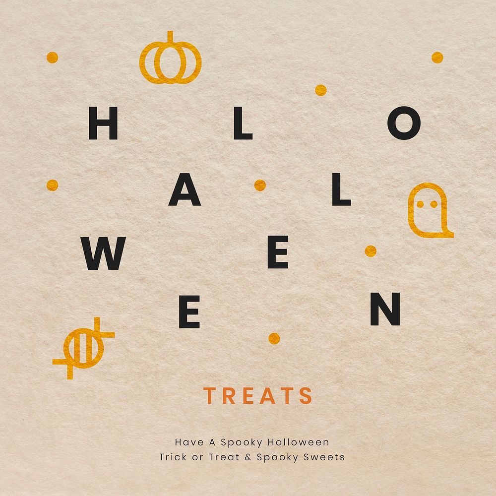 Festive Halloween banner template vector