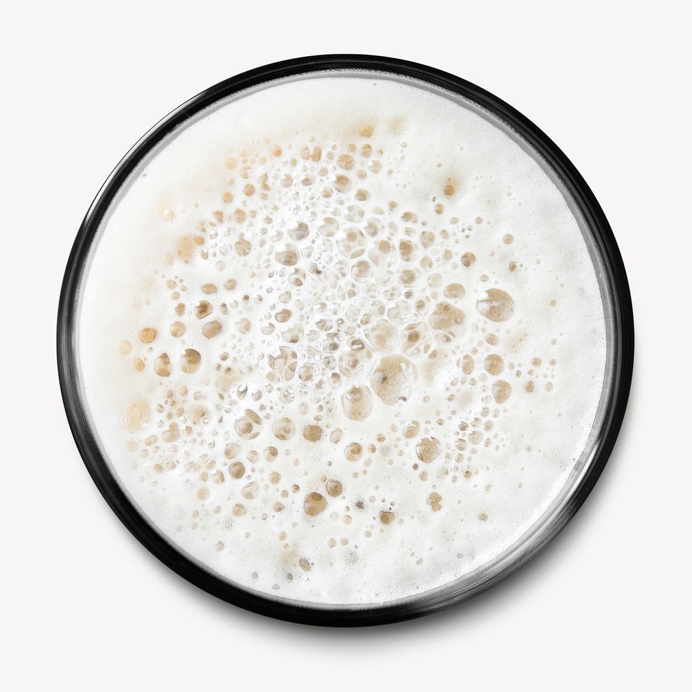Milkshake sticker, beverage isolated image psd