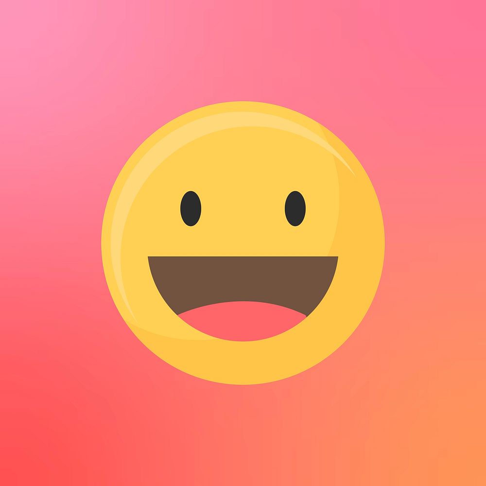Smiley face emoticon symbol vector