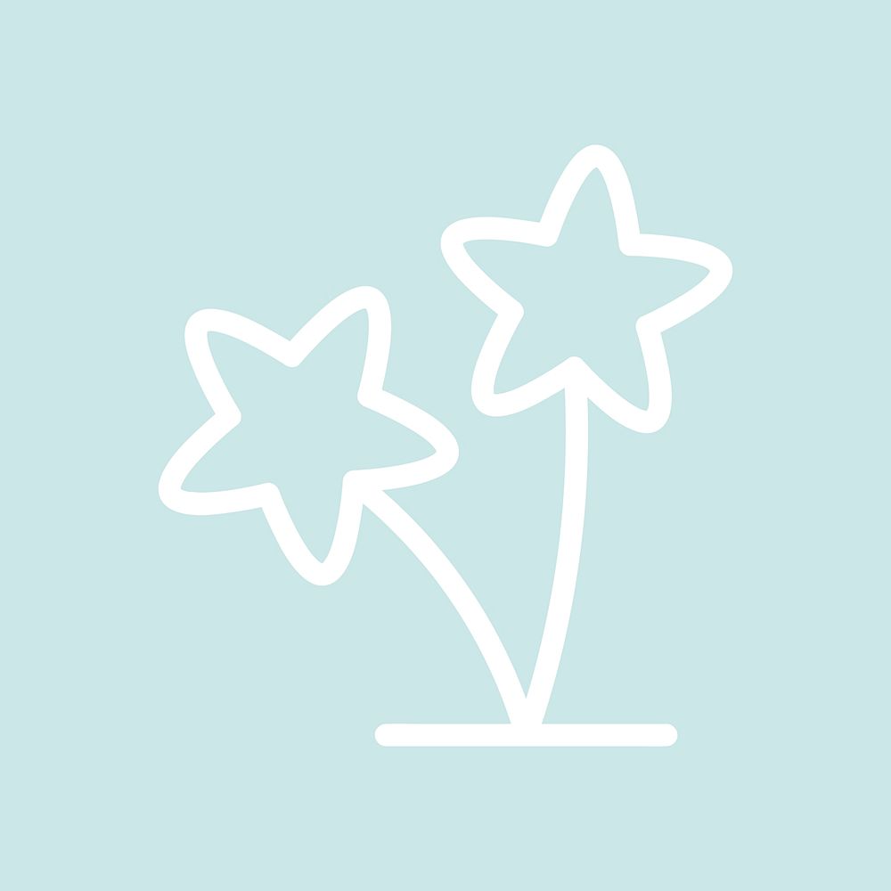 Stars on a blue background vector