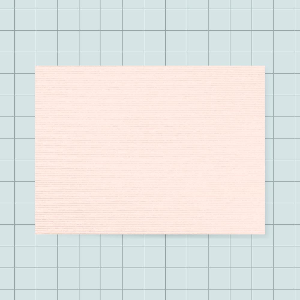 Pastel pink notepad vector graphic