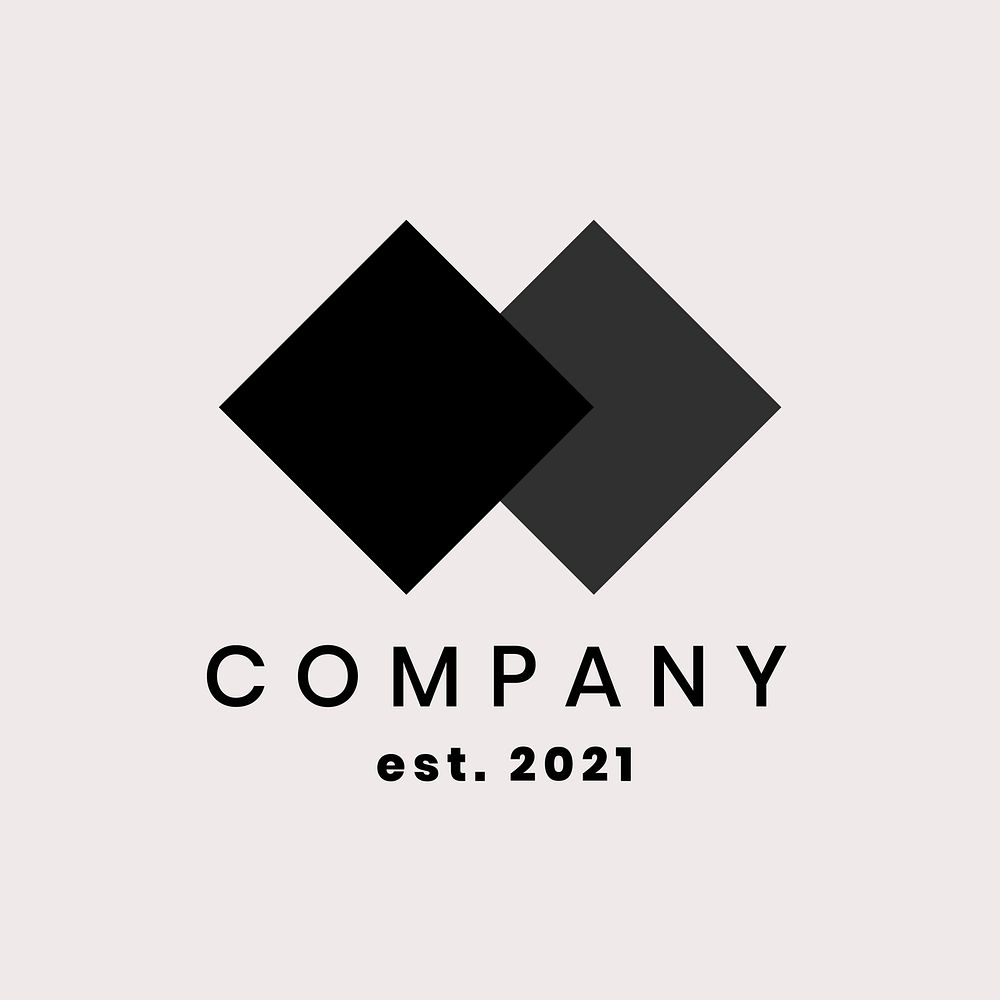 Business badge vector simple logo design