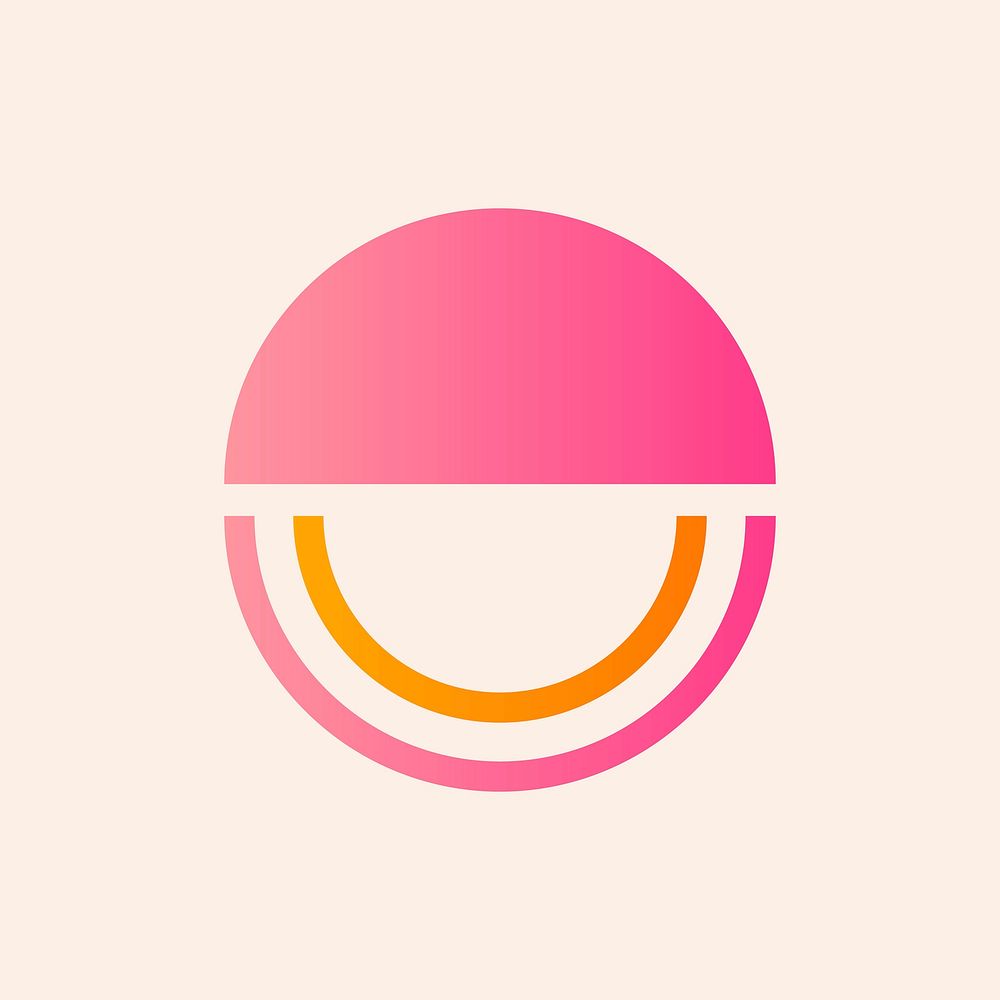 Pink business logo vector icon design