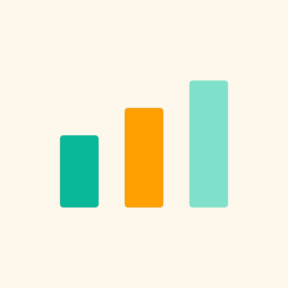 Battery energy level graph vector icon digital agriculture technology