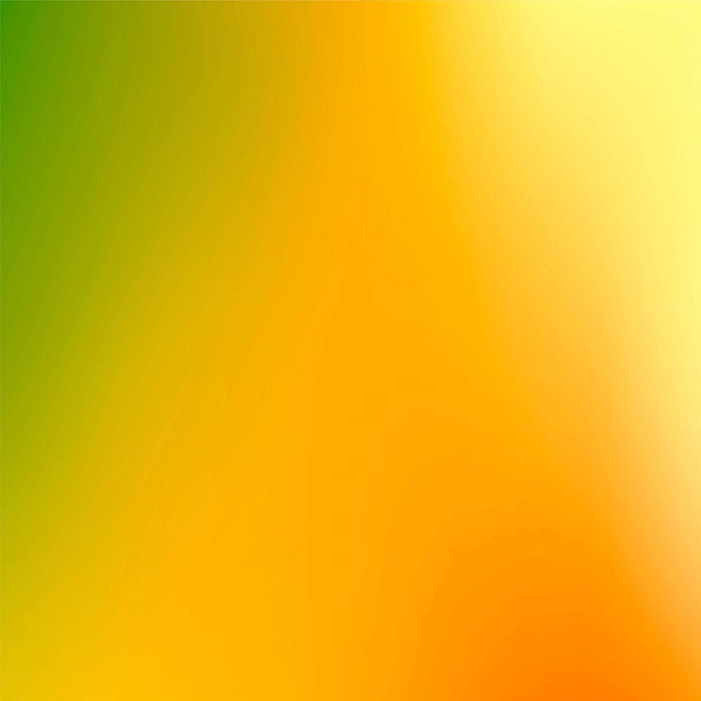 Vibrant summer ombre background vector in yellow and green