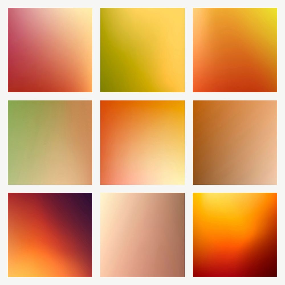 Beautiful autumn background vector collection